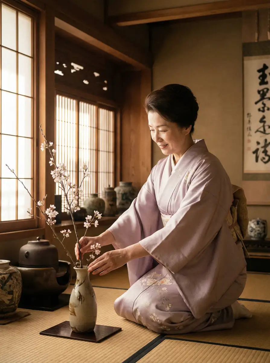 一位优雅的 色虎-精彩成人内容|高清免费|最新资源在线 |安全保障 在和室中插花